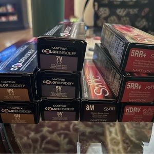 Matrix professional hair color and developer